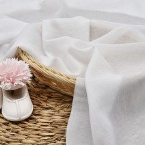 60수 폴리 아사 원단 무지 천 백아이보리, 백아이보리（D51）