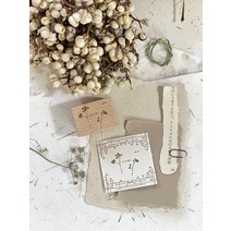 꽃무늬 모양 빈티지 스탬프 도장 다꾸 10종, 열매