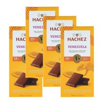 하체즈 베네수엘라 43% 코코아 밀크 초콜릿 Hachez 100g 4개