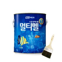 숲으로 멀티멜 수성페인트 3.78L 친환경 벽지 방문 가구 반광, 다크그레이