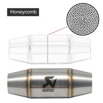 오토바이 촉매 소음기 alconstar 35mm 배기 파이프 머플러 팽창 챔버 부품 crf rmz drz kt yzf kxf crf wrf wr yz 배기, 모델 b - ak-002