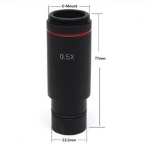 현미경 마운트 렌즈 브라켓 0.3x0.4x0.5x c- 어댑터 f ccd cmos 감소, 0.5x-c-마운트