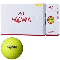 혼마 골프공 HONMA 골프 A1 BT1905, 1Box(12개)개, 엘로우