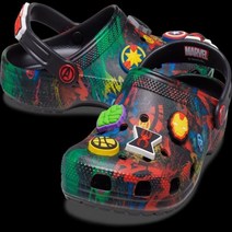 [크록스키즈] 클래식 마블 어벤져스 클로그 키즈 207721-001