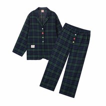 네파 (키즈)로브로브 체크 로브 세트 KGF5903