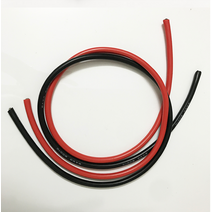 6Awg 실리콘 케이블 검정1M 적색 1M, 빨강 1M