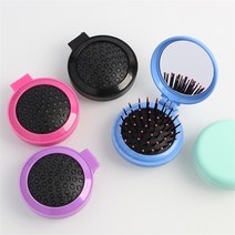 (주)트리 인천가정지사 접이식 브러쉬 손거울/답례품 인쇄판촉용 미니손거울 (6819176), 기본