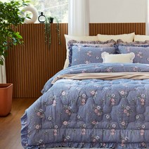 한스데코 광목 순면 극세사 이불 베개커버 세트