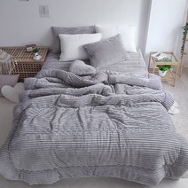 따뜻한 골지 극세사 차렵 이불 S Q K 싱글부터 슈퍼킹까지