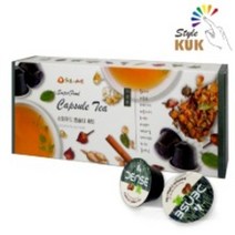 [슈퍼푸드 캡슐티] 몰로키아 레몬밤 히비스커스 레몬그라스 루이보스 라벤더 캐모마일 페퍼민트 보이차 올리브잎 - 허브티10종 세트, 1박스 10개입