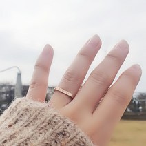 데스티니 가이아 운명 써지컬스틸 우정 링 레이어 반지
