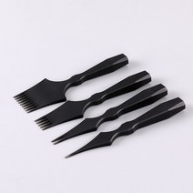 블랙 사선 치즐 가죽 공예, 4.0(1+2+5+9치아)
