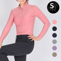 [스타일랑] 예쁜걸 여성 춘추용 긴팔 집업티_90~110사이즈까지 빅사이즈 / 6가지 색상 / 더욱 부드럽고 더욱 편안한 프리미엄 스판 티셔츠 / 골프복 추천 / 등산복 / 작업복