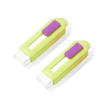 스테들러 525 슬라이딩 지우개 트렌디라인 2개입, 라임 2개입