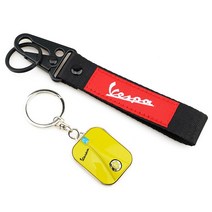 Piaggio Vespa GTS300 LX125 ie Sprint Primavera 열쇠 고리 체인 오토바이, 13 One Set Yellow