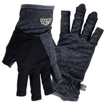 지원군몰 마스터 쿨 메쉬 7부 반장갑 남성 여성용 여름 등산장갑, 검정(남)