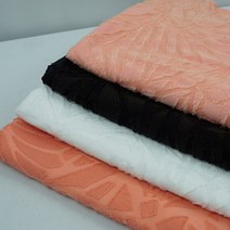 원단대장 면혼방 TC 조각조각모여 자가드 우라기리 스판 의류용, 선택-3(코랄)