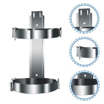소화기거치대 소화기 받침대 고리형 소화기 마운트 벽 홀더 브래킷, 은, 1.Silver