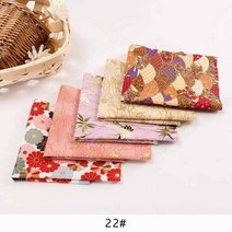 원단 재봉 자투리 천 패브릭 프린트 기본 직물 일본 면 퀼트 Diy 패치 워크 바늘 예술 20*25cm 5 개 몫 TJ0361, 22