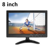 ShunSihao 10 인치 LCD 화면 1024x600 HD 자동차 안전 홈 오피스 VGA AV specker 원격 제어 12V