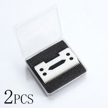 바리깡 클리퍼 이발기 바버샵 이발소 리젠트컷 투블럭 헤어컷 숏컷 WMARK 세라믹 클리퍼 블레이드 헤어 액세서리 좋은 선명도 흰색 고강도 지원 도매 사용자 정의 할 수 있습니다, C-4W 2 개