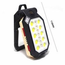 충전타카 고출력 타카총 건타카 실타카 손타카 led usb 충전식 cob 내장 접이식 작업등 자동차 수리 캠프 라이트 캠핑 사냥 손전등, b
