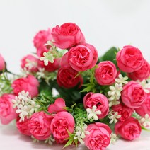 조아트 3+2행사 인테리어조화 꽃 성묘꽃 산소꽃 납골당꽃 40종 모음, 24_케이라로즈-핑크