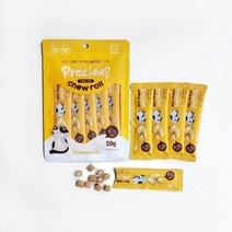 고양이 간식 트릿 츄롤 치즈 5p (50g) 치석제거 양치