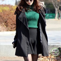단추견장트렌치코트/하프/롱/바바리/자켓/사파리/*