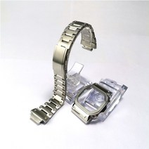 은색 시계 밴드 베젤 케이스 dw5600 gw5000 gw-m5610 316l 스테인레스 스틸 스트랩 수리 도구 선물 브랜드 호환