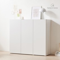 홈인홈 페이버릿 화이트 높은 수납장 3단 깊은 1200_E12