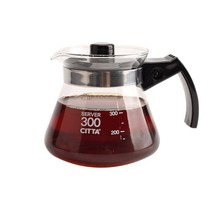 시타 내열유리 드립서버 커피서버 300ml