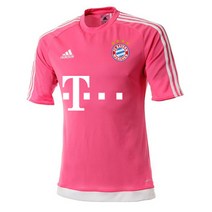 아디다스 뮌헨 에스트로 15 저지 연핑크 등 팀이름 커스텀 축구 유니폼 (S16163)