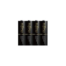 후지쯔 AA 2500mAh 1.2v 블랙 충전지, 1팩, 4개