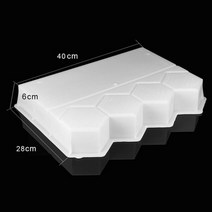 벽돌몰드 디자인 디딤돌 보도블럭 틀 시멘트 정원 울타리 콘크리트 돌 도로 꽃 침대 DIY 장식 포장 플라스틱 재사용 가능 골동품 금형 제작, as, as