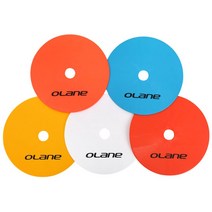 낫소 납작콘_접시콘_라운드마커 10개입_5컬러, 레드