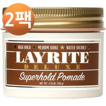 레이라이트 수퍼홀드 포마드 브라운 120g, 2팩