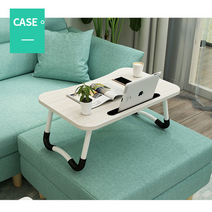 컵홀더 접이식 노트북테이블 미니불판식탁 김장테이블 아기밥상 부탄가스 가스버너 먹방, 블랙