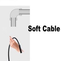 1080P HD 미니 안드로이드 하드 케이블 내시경 카메라 IP67 1920*1080 1M 2M 3.5M 5M 마이크로 USB 검사, 02 Soft Cable_01 3m