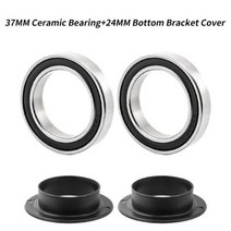 MUQZI 30mm 37mm Bottom Bracket Bearing Mountain Road Fixed Gear Bike Thread PressIn, ceramic Set 2PCS