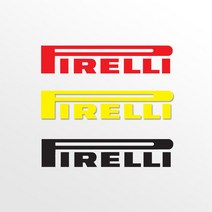 타이어스티커 자동차스티커 피렐리타이어 스티커컷팅, 화이트