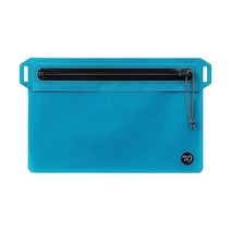 Nite Ize Runoff Waterproof Travel Pouch with TRU Zip Touchscreen Friendly 100% Waterproof Zipper, Blue, Small