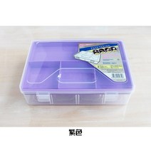 화구통 화구박스 미술도구정리함 도면통 지관통 대형 이중층 투명 페인팅 상자 편지지 상자, 보라
