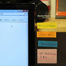 모니터 포스트잇 아크릴 메모 붙이는 보드판 DD-12043 번호 94842EA, 오른쪽