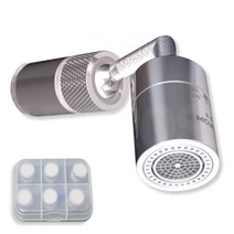 똑똑한 온도감지 스마트 물절약 만능 수도꼭지! 욕실 화장실 360도회전 녹물제거 세면대헤드필터, 본품+필터추가