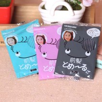 반영구 앞머리고정 찍찍이, 검정 2장