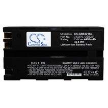 호환용 호환부품 CS 4400mAh 배터리 Leica Piper 200 Viva Flexline 토탈 스테이션 라이카 파이퍼 레이저, 01 Black