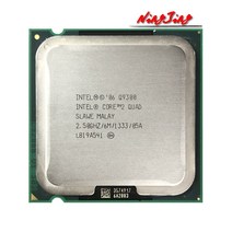 인텔 코어 2 쿼드 Q9300 2.5 GHz CPU 프로세서 6M 95W LGA 775, 한개옵션0