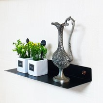 휴박스 철제벽선반 스틸벽선반 벽걸이 피스캡, 컬러 : 화이트 / 다보 :실버