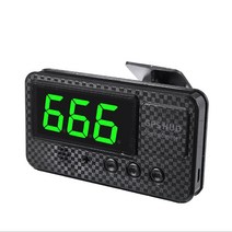 자동차속도계 UHD 헤드업디스플레이 호환 자동차 GPS 속도계 범용 HUD 헤드 업 디지털 디스플레이 차량 오, 한개옵션0